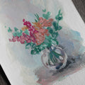 Original Acrylgemälde "Gladiolen und Eukalyptus"