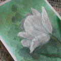 Original Acrylgemälde "weiße Tulpe"