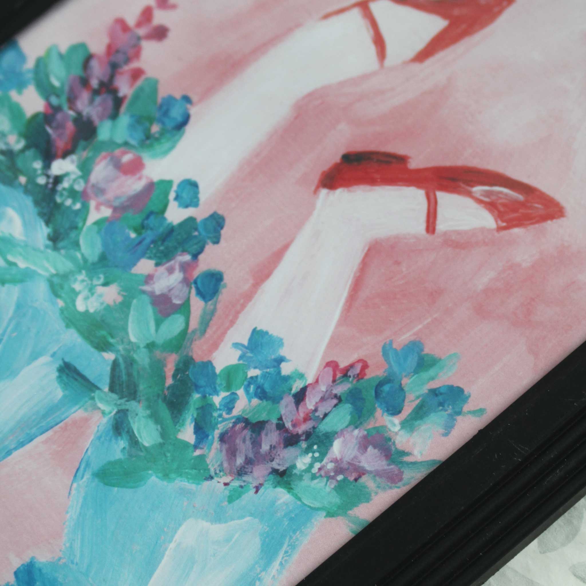Die bunte Blumenhose