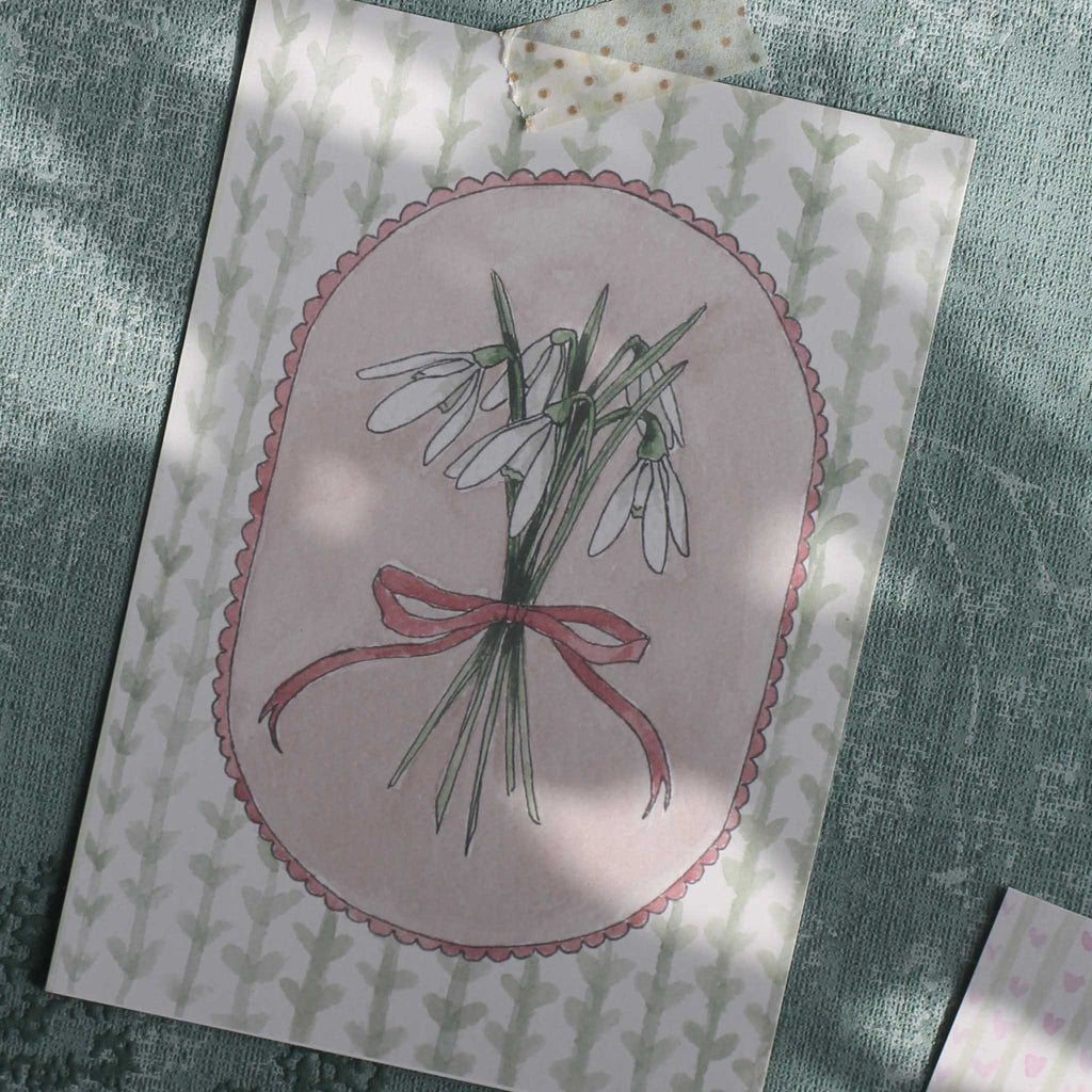Vintage-Look für diese Blumen