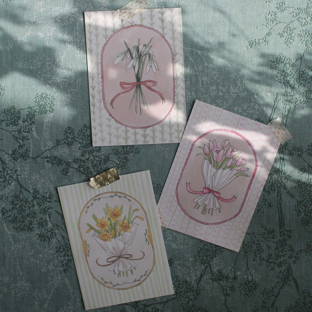 Vintage-Look für diese Blumen
