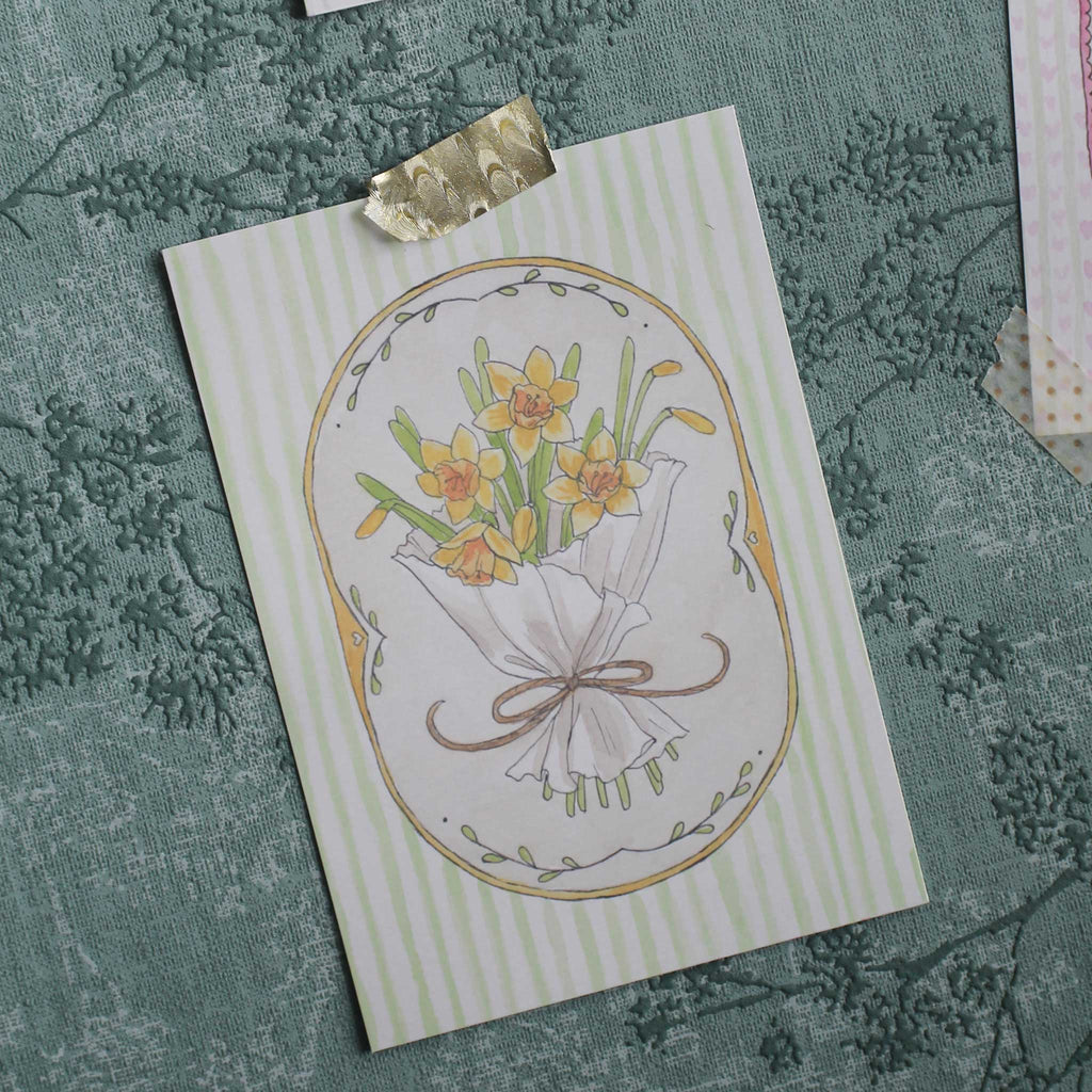 Vintage-Look für diese Blumen
